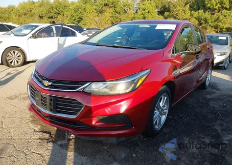2017 Chevrolet Cruze Lt Auto из США, поврежденный, VIN 3G1BE6SM9HS591245